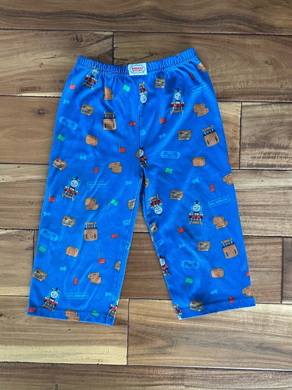 Vintage 2003 Thomas & Friends Blue Pajama Pants Kids Size 3T